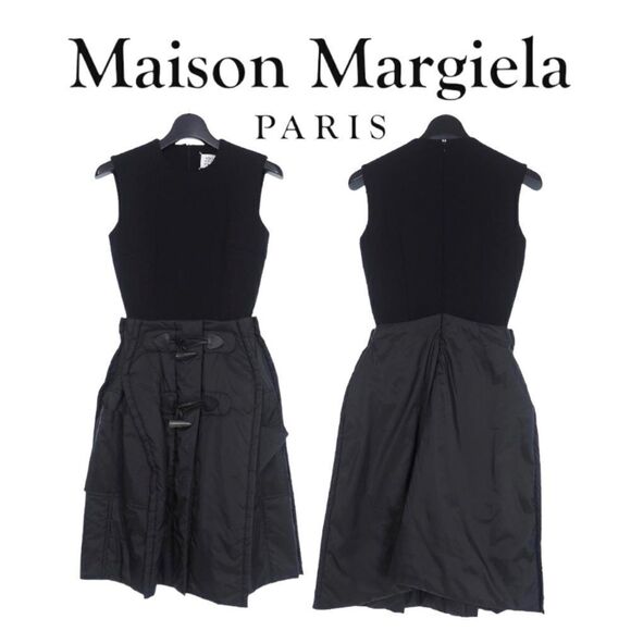 MAISON Margiela Paris Switching sleeveless docking Puffer Couture Dress Blk
NWT - Picture 10 of 17